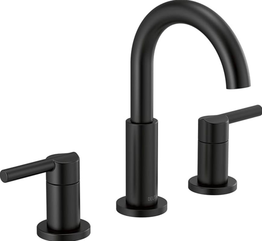 black-bathroom-faucet
