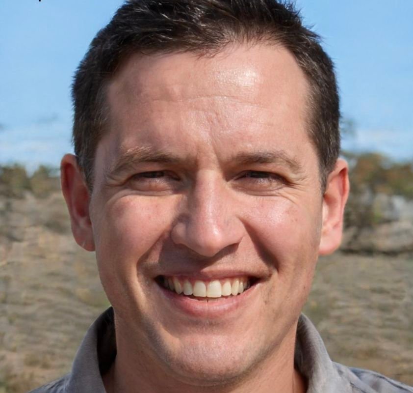 man with brown hair